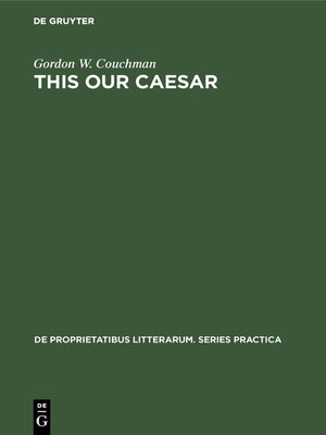 cover image of This our Caesar